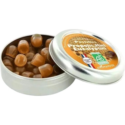 Aromandise Пастили с прополис, пчелен мед и евкалипт, 45 g, Aromandise (791232 (BF3) ARMD)