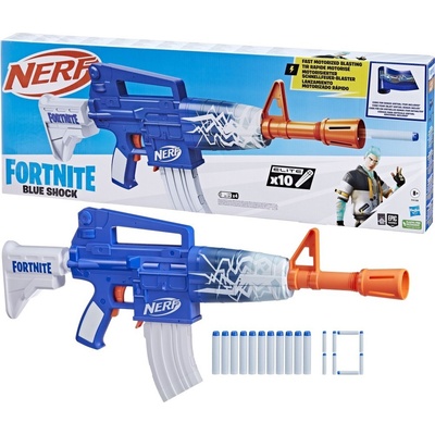 Hasbro NERF Fortnite blue shock