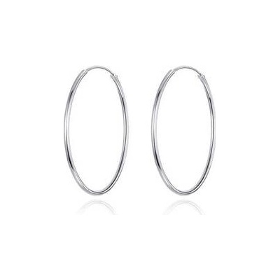 Nubis stříbrné dámské náušnice kruhy NB-3527-10