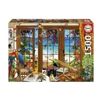 Educa Пъзел Educa Ventana del Observador de Aves 1500 Части