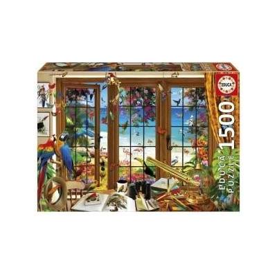 Educa Пъзел Educa Ventana del Observador de Aves 1500 Части