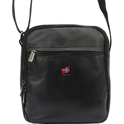 Nordee pánské Crossbody MSD-02 GM07 NAPPA černá
