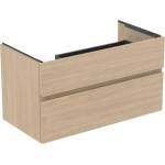 Ideal Standard Finesse - Шкафче за умивалник 100x51x55 см, 2 чекмеджета, бял дъб E3445US (E3445US)