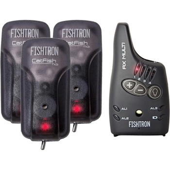 Flajzar Sada Signalizátorů Catfish TX3 S Příposlechem RX Multi 3+1