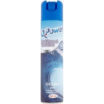 Q Power 2v1, osviežovač vzduchu oceán 300 ml