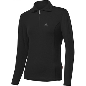 Löffler Дамски поларен пуловер Löffler Women's Midlayer Evo Turtle Transtex Fleece jumper - Black - размер 38 (EU) (105-2834-0113)