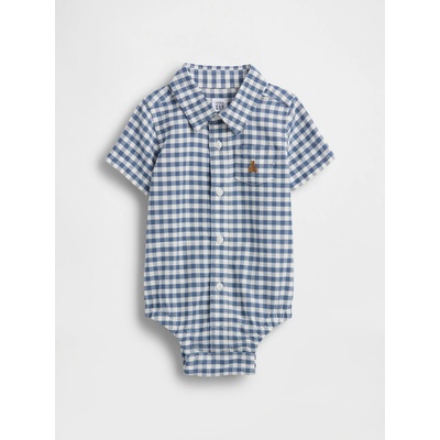 GAP Baby body Oxford Brannan Bear Modrá