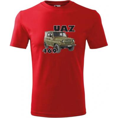 Tričko UAZ 469 červená