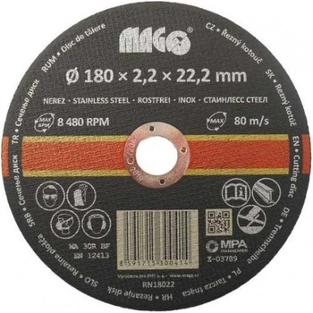 Magg Řezný kotouč 180 x 2,2 x 22,2 mm RN18022