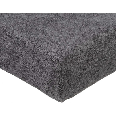 TiaHome Prostěradlo froté tmavě šedé 140x200