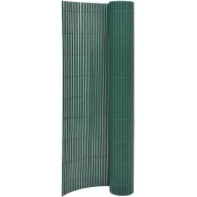 vidaXL Oboustranný zahradní plot 110 x 400 cm zelený