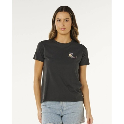 Rip Curl Tide Line Standard Tee Washed Black