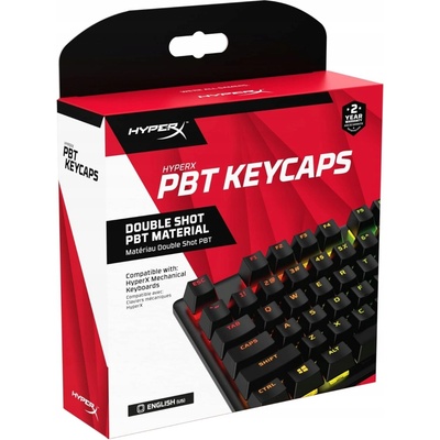HyperX PBT Keycaps černé (US) 519P1AA – Sleviste.cz