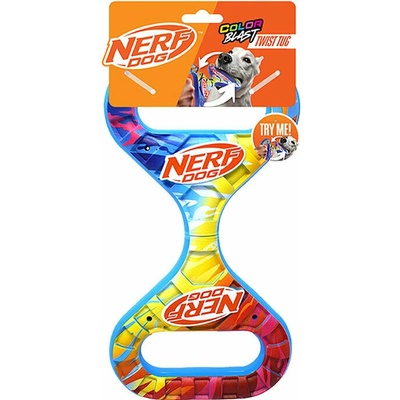 Nerf Dog rotujúce ťahadlo Infinity s farebným úchopom 27 cm