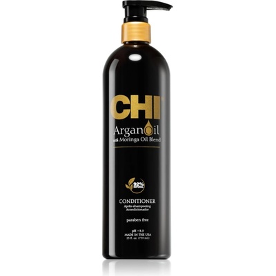 CHI Argan Oil Conditioner подхранващ балсам за суха и увредена коса 739ml
