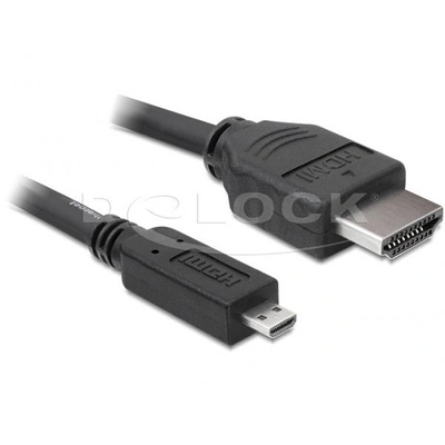 Delock Кабел Delock, HDMI/Micro HDMI, 3 м, черен (DL82663)