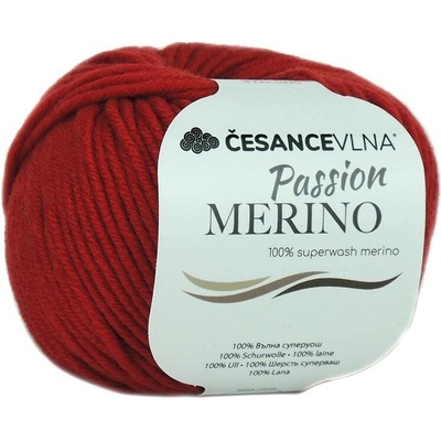 100% Merino příze - Passion červená