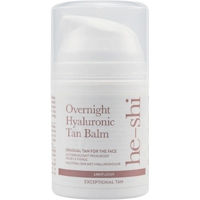 HE-SHI Overnight Hyaluronic Tan Samoopalovací noční balzám 50 ml – Zboží Dáma