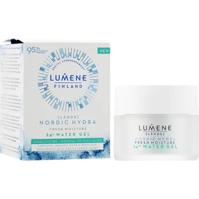 Lumene Lahde Nordic Hydra Fresh Moisture 24H Water Gel - Хидратиращ гел за лице за нормална към мазна кожа 50мл