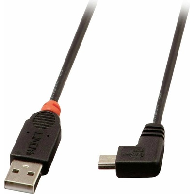 Lindy 31972 USB 2.0 USB-A zástrčka USB Mini-B zástrčka 2m černý