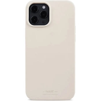 Holdit Калъф Holdit - Silicone, iPhone 12/12 Pro, светлобежов (7330985151200)