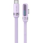 USAMS US-SJ653 кабел за данни Type-C - Type-C, 120cm, LILA SJ653USB04 (SJ653USB04)