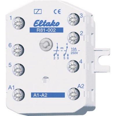 Eltako R81-002-230V spínací relé , 230 V, 10 A, 2 přepínací kontakty, 1 ks