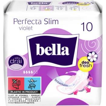 Bella Дамски превръзки Bella Perfecta Slim Violet Deo Fresh коприна 10бр (Рў-210027)