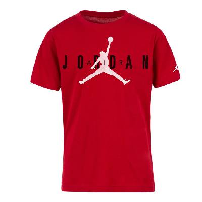 Детска тениска Air Jordan Air Longline Graphic T Shirt Junior Boys - Red