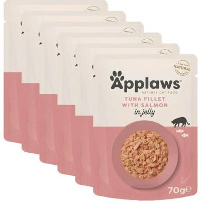Applaws s tuňákem a lososem v želé 6 x 70 g