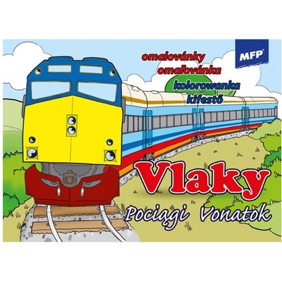 Vymaľovánky A5 MFP Vlaky