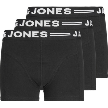 Image 1 of Jack and Jones Боксерки Jack and Jones Kids' Sense Trunks - Black/White WB