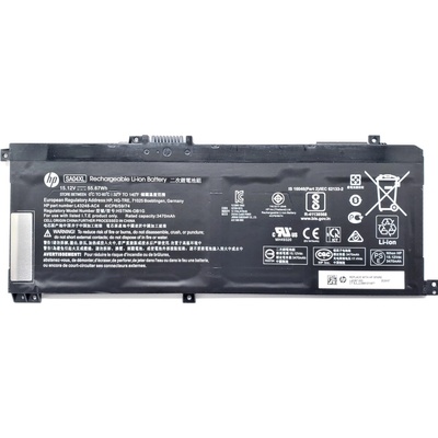 HP HP, 4 клетки, 15.2V, 50Wh, Заместител (SA04XL)