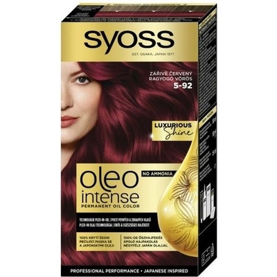 Syoss Oleo Intense farba na vlasy Žiarivo červený 5.92 50 ml