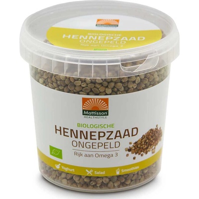 Mattisson Healthstyle Конопено семе (небелено), БИО 400 g | Mattisson Healthstyle (MT1536)