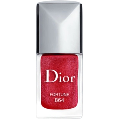 Dior Vernis 864 Fortune червен гланцов лак за нокти 10 ml