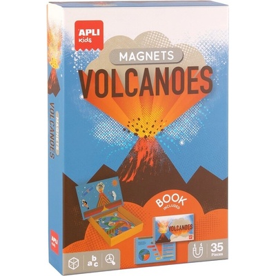 APLI edukační hra s magnety - Sopky, 5+
