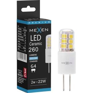 Mexen Oris LED крушка G4, 2W, Студена - 6500K, 260 lm - L115-G4-0265-02 (L115-G4-0265-02)