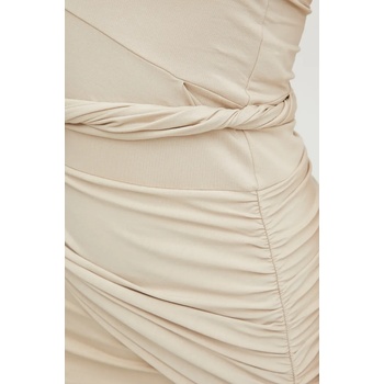 Patou Рокля Patou в бежово къса с кройка по тялото JE1629972 (JE1629972)