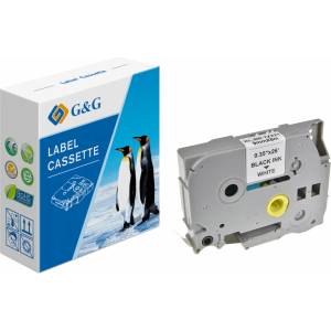 G&G RM-GG-910 - BLACK ON WHITE - 9mm x 8m P№RL -B-T221 (RL -B-T221 G&G)