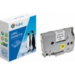 G&G RM-GG-910 - BLACK ON WHITE - 9mm x 8m P№RL -B-T221 (RL -B-T221 G&G)