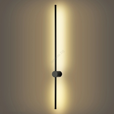 Brilagi - LED външно стенно осветително тяло AURA LED/20W/230V 3000K IP54 черно (BG2402)