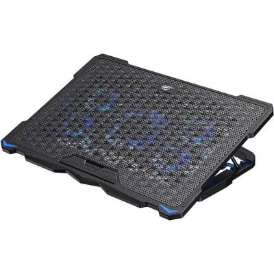 Havit F2076 Laptop Cooling Pad - охлаждаща ергономична поставка за Mac и преносими компютри до 17 инча (черен)