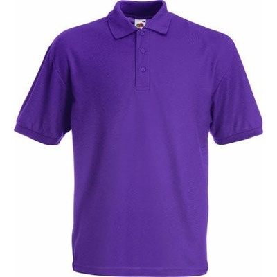 Fruit Of The Loom směsové polo triko 65 35 fialová