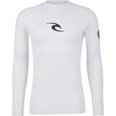 Rip Curl Мъжка плажна тениска от ликра Rip Curl Waves UPF Perf L/S Lycra - White - размер XXL (050-2304-0416)