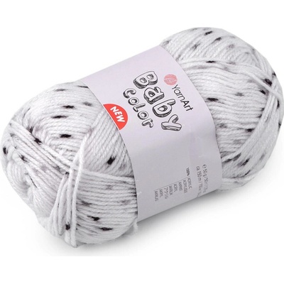 Pletací příze Baby Color 50 g Varianta: 16 (205) bílá, Balení: 1 ks 51220/126233/252914