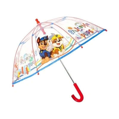 Детски прозрачен чадър Perletti Kids Paw Patrol 75151