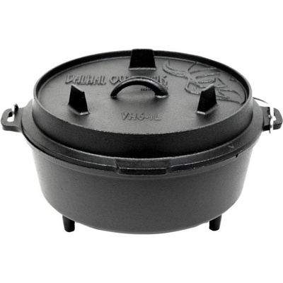 Valhal Outdoor Litinový hrnec s nožičkami 6,1l – Sleviste.cz