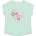 GUESS Ментова тениска за мини момиче с цветен надпис Guess
