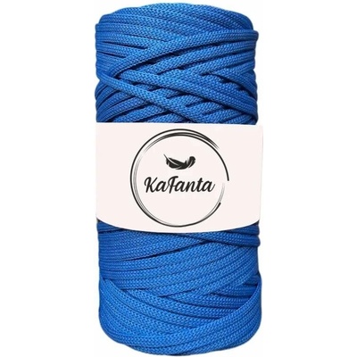 Polyesterová priadza plochá 5mm/100m svetlá jeans